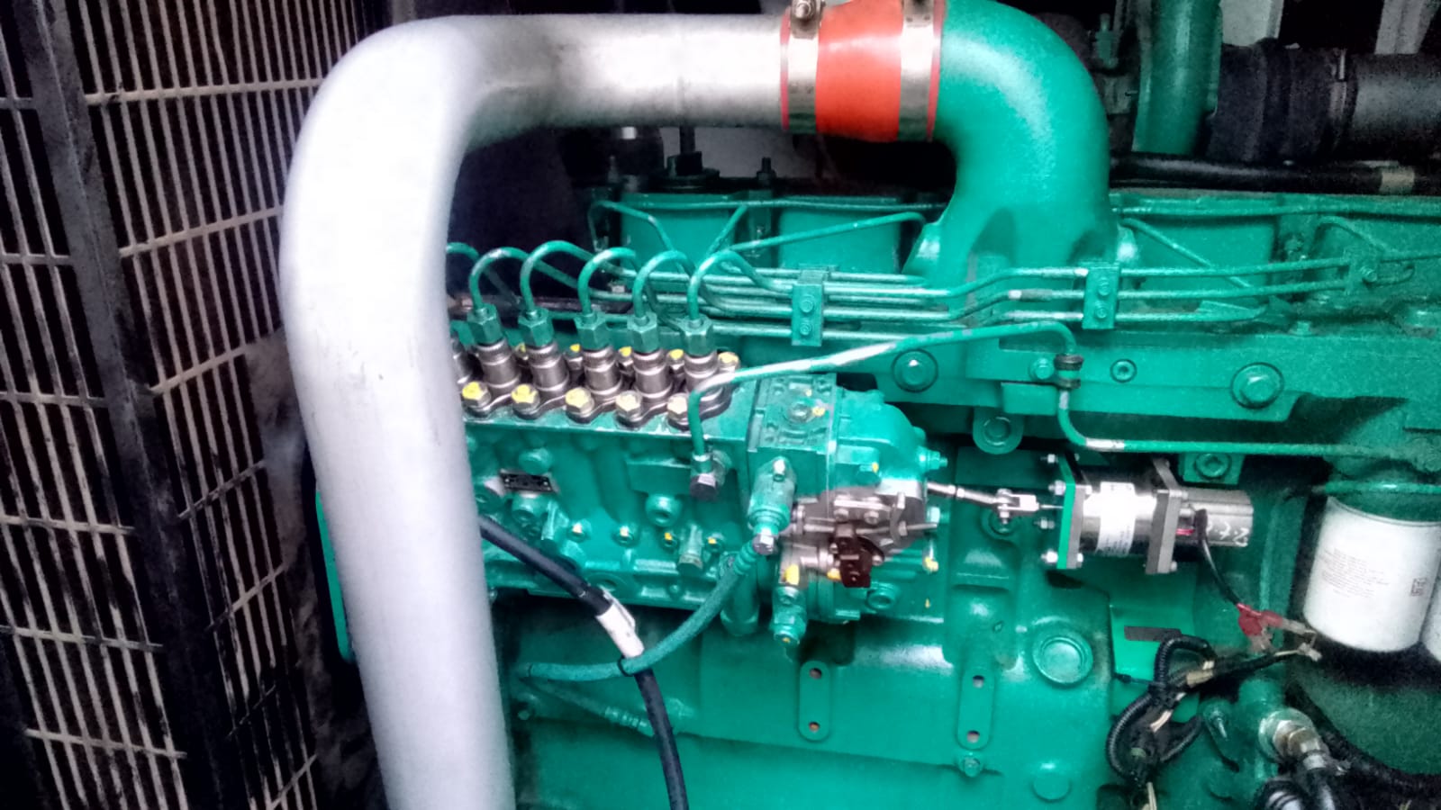 Motor diesel com sistema de injeção completo